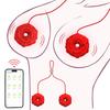 Rose Breast Clip Vibrator – Dual Nipple & Clit Stimulator for Teasing & SM Play