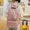Cartoon Women's Backpack Large Capacity Student Schoolbag with Coin Purse