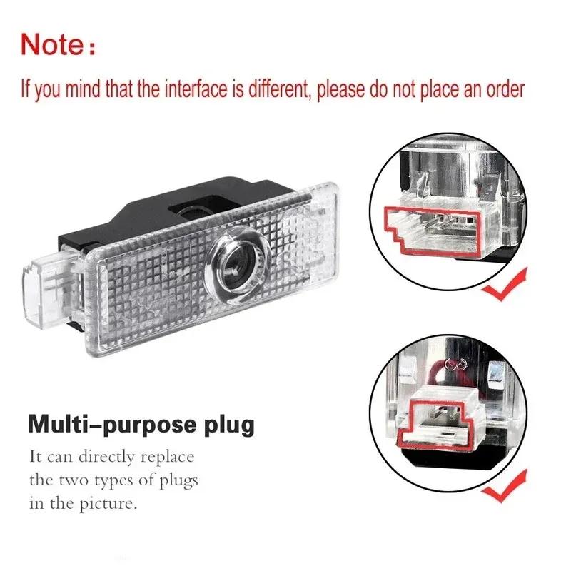 2PCS LED Light Car Emblem Door Welcome Projector Lights Ghost Shadow Courtesy Lamp For BMW X3 G01 2018- Decor Accessories