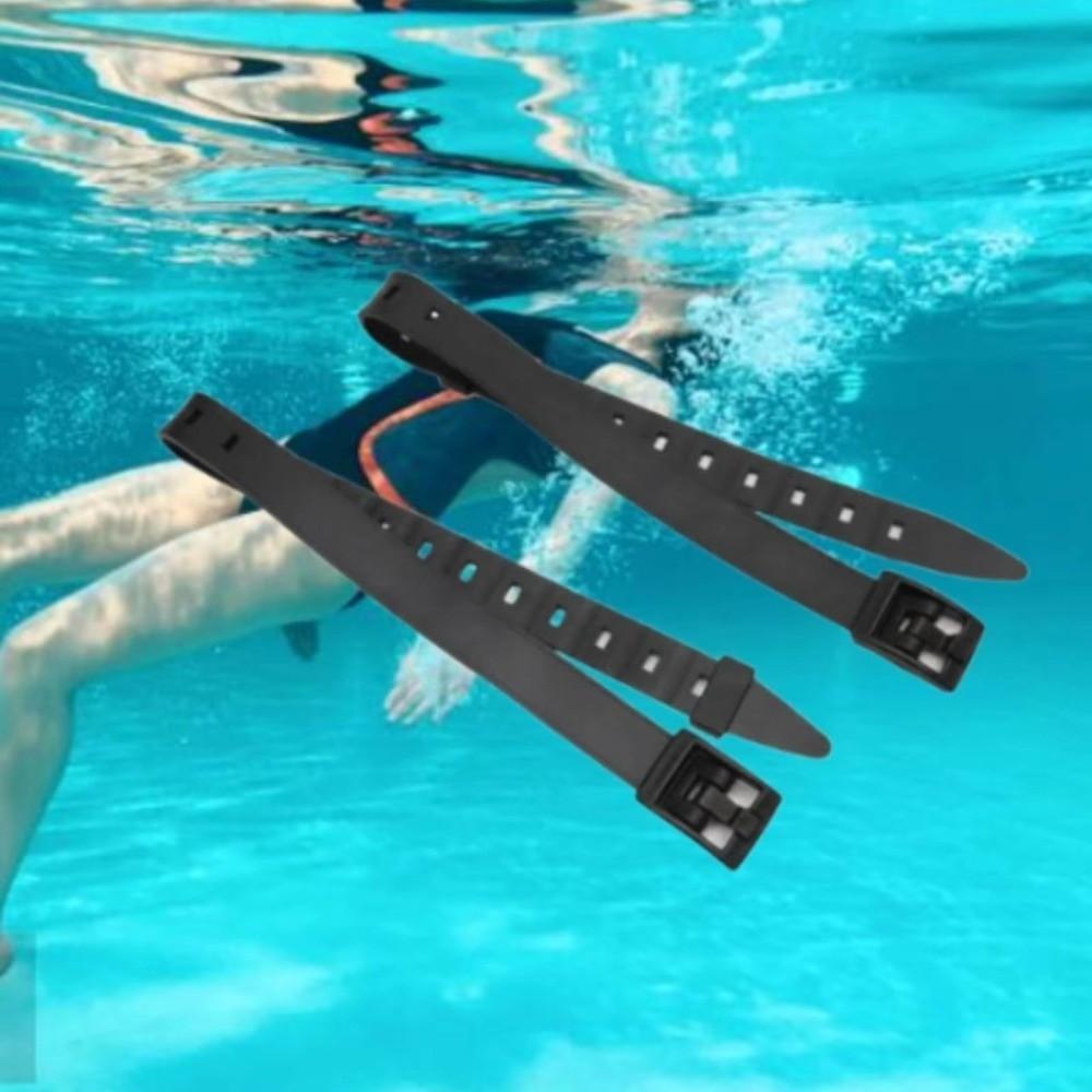 Wide Buckle Type Scuba Cutter Strap Adjustable Band Rubber Diving Strap  For Frequent Ocean Use