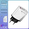 Universal Charger: 1U+2PD, Compatible with Australian, European, American, and British Power Standards
