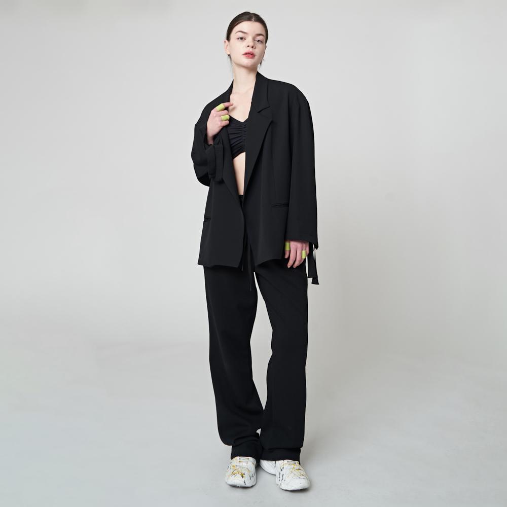 ATHPLATFORM Au41Pt06 Flared Sweatpants_Black