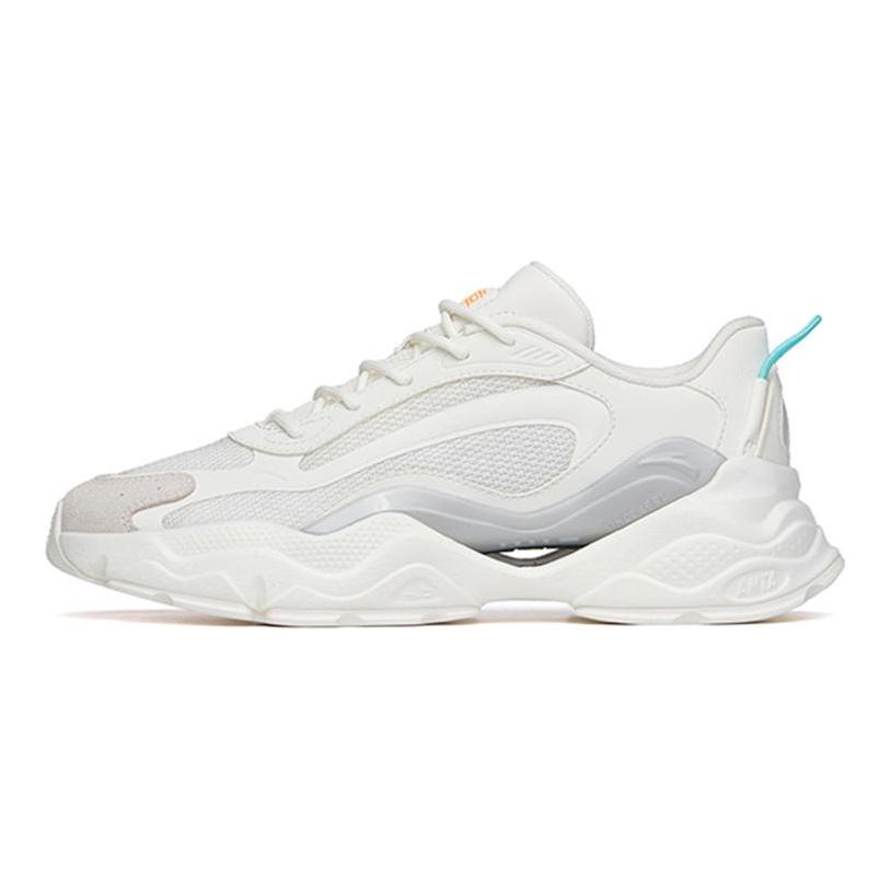 Anta Millennium Textile, Synthetic Leather Cushioning Slip Resistant Abrasion Resistant Low top Casual Shoes Women's 122228890-5