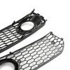 8T0807681B 8T0807682D Pair Fog Light Grill Honeycomb Grille With Trim for A5 S-Line S5 B8 RS5 Style 2008-2012 8T0-807-681-B 8T0-807-682-D