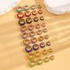 Luxury Sparkling Women's Ear Cuff - No Piercing Needed, Vibrant Colors