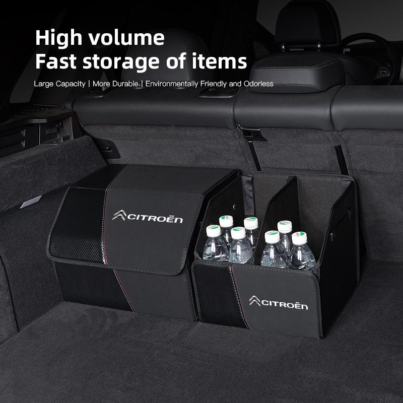 Citroen Folding Car Trunk Organizer Box Storage Bag Tools Tidying For C1 DS3 C2 C3 Vts C4 Saxo C4L C5 C6 C8 Xsara C3-XR Picasso ahq256