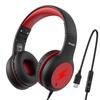 Safe Wired Headphones for School Kids' USB-C Headphones, Over-ear Listening.