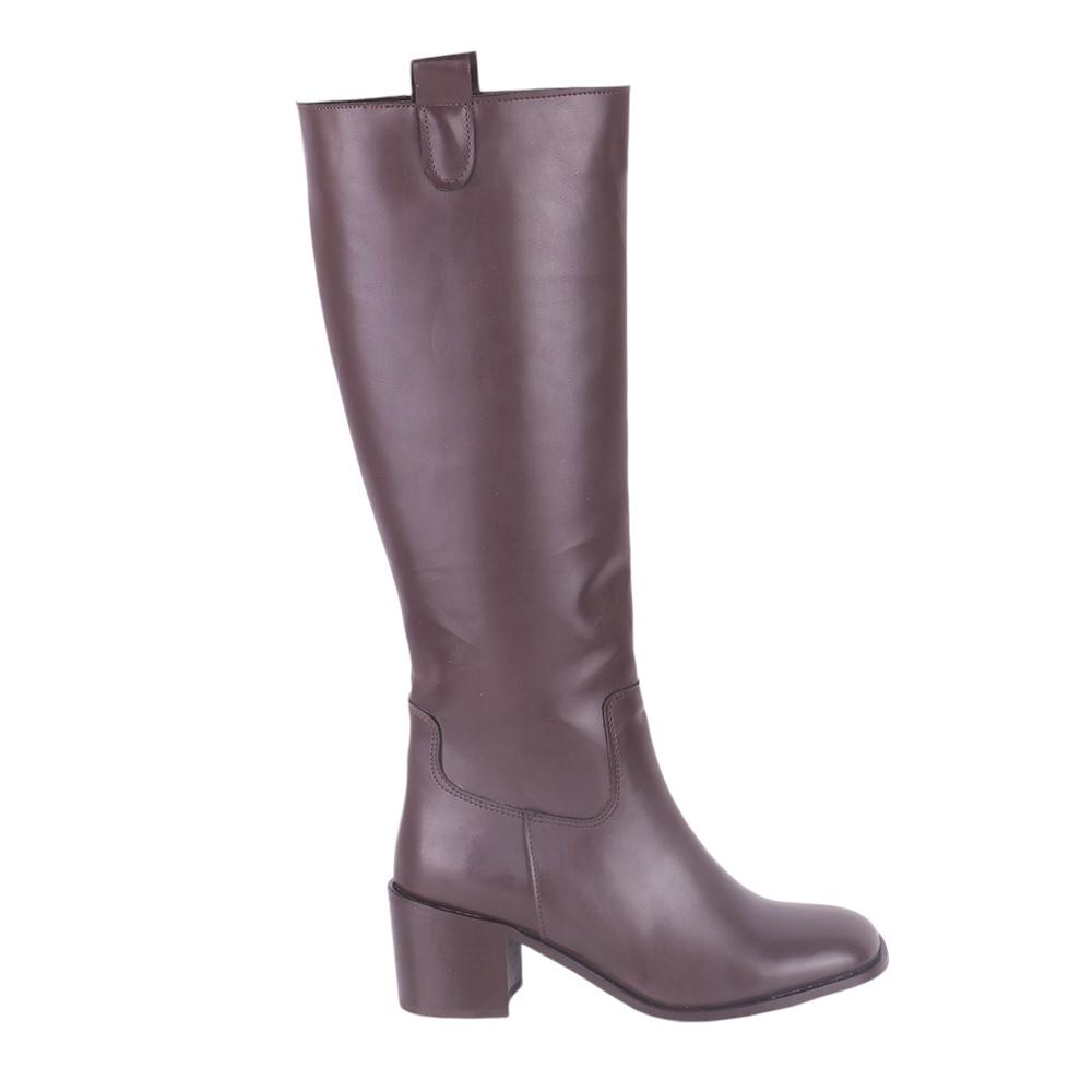 Low Heel Fall/Winter Boots for Women Knee High Chunky Heel Mid Calf Boots for Women TU-019