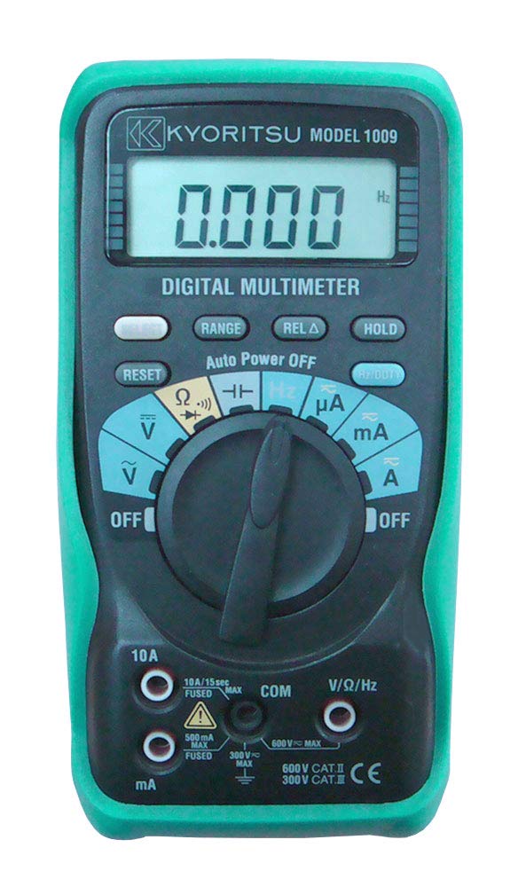 

Kyoritsu Electric Meter (KYORITSU) Digital Multimeter (Blister Pack) MODEL 1009(B)