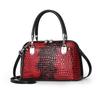 Handbag bag snake pattern shoulder bag messenger bag women's bag high quality leather shell bag bags