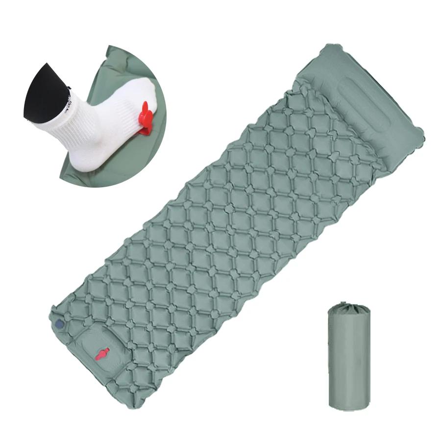 Brand New Original Outdoor Sleeping Pad Camping Inflatable Mattress Built-in Pump Ultralight Air Cushion Mat For Travel Hiking