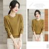 Fall Winter Women's Plus Size Sweater Short Crew Neck Knitwear Sweater Loose Pullover Knit Top Stretch Jumper