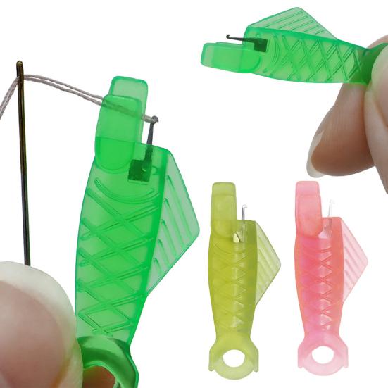 20 ks Navlékač nitě do rybího oka Navlékač jehly šicího stroje Nástroj na navlékání nitě do smyčky pro ruční šicí stroj Šití