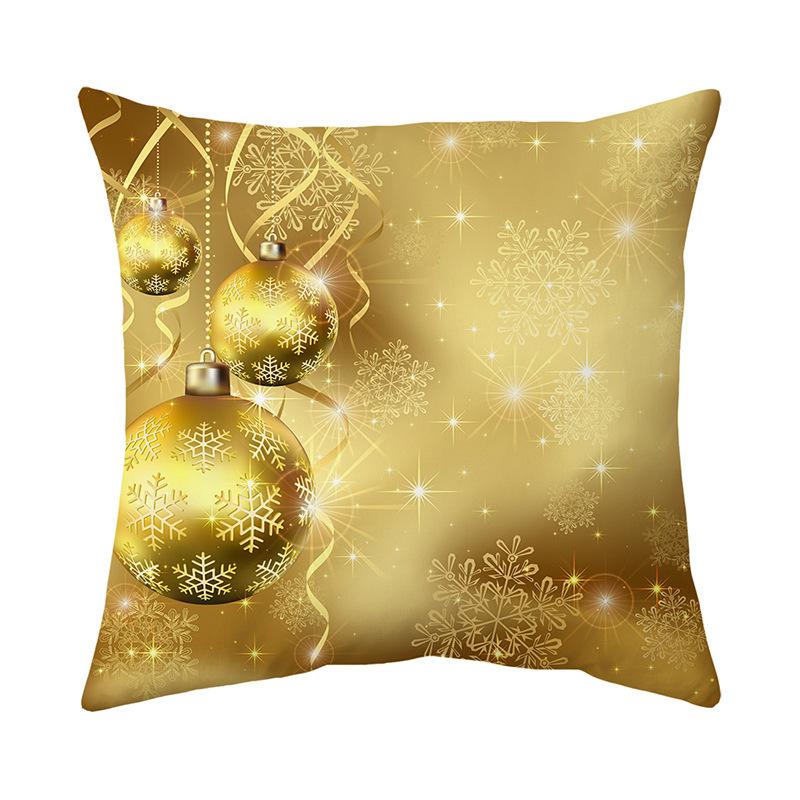 Cartoon Christmas Holiday Home Cute Pillow Cover Holiday Gift Nap Sofa Car Gift Pillow