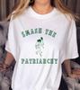 Smash The Patriarchy Shirt Tennis Shirt Fuck The Patriarchy Burn The Patriarchy Retro Vintage Feminist Tee Activist T Shirt Pro Choice Gifts