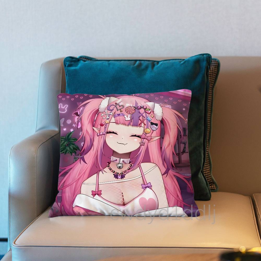 IIronmouse Vtuber Cushion Cover Pillow Cover Decor Pillowcase Printed Cushion Case For Couch