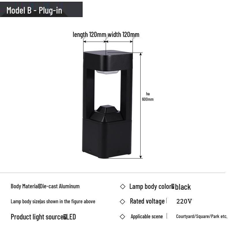 Waterproof Solar Landscape Lights for Outdoor Gardens and Lawns