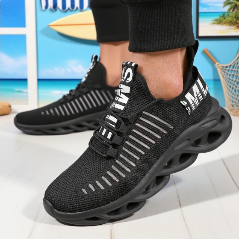 Nieuwe Heren Hardloopschoenen Casual Vetersluiting Comfortabele Ademende Sneakers Lichtgewicht Slijtvast Anti-Slip Schoenen voor Dames