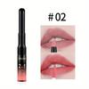 Rossetto a tazza antiaderente Rossetto colorato facile da applicare Lucidalabbra a doppia estremità Matita per labbra Smalto per labbra due in uno