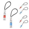 Chandini Car Red and Set of 6 Anti-Static Keychain, Anti-Static Discharger, Anti-Static Rod, Blue,