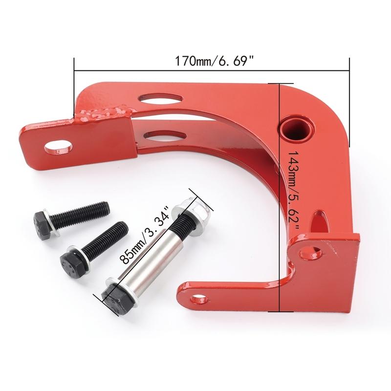 Lega di alluminio ad alta resistenza Kit supporto differenziale rosso Montaggio posteriore per Nissan 350Z e V35 Skyline G35 con motore Vq35de