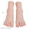 1 Paar Simulationsfußmodell Weiche Berührung Massagetechnik Übung Nail Art Display Fußmodell für Fotografie Maniküre