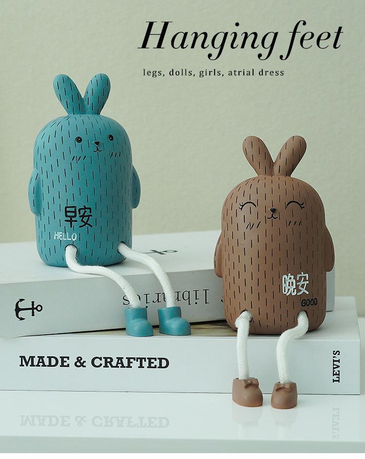 Entzückende Mädchenhafte Heimdeko Harz Avocado Ornament Hängende Puppe Kreative Desktop Figur Geschenk