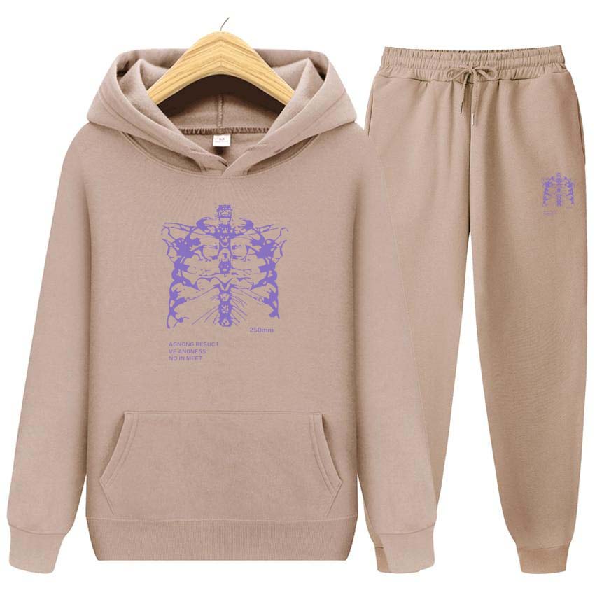 

Осенне-зимние толстовки + брюки, комплект из двух предметов, мужские и женские толстовки с принтом, спортивные костюмы, брюки для бега, плотная теплая одежда для мужчин 3XL