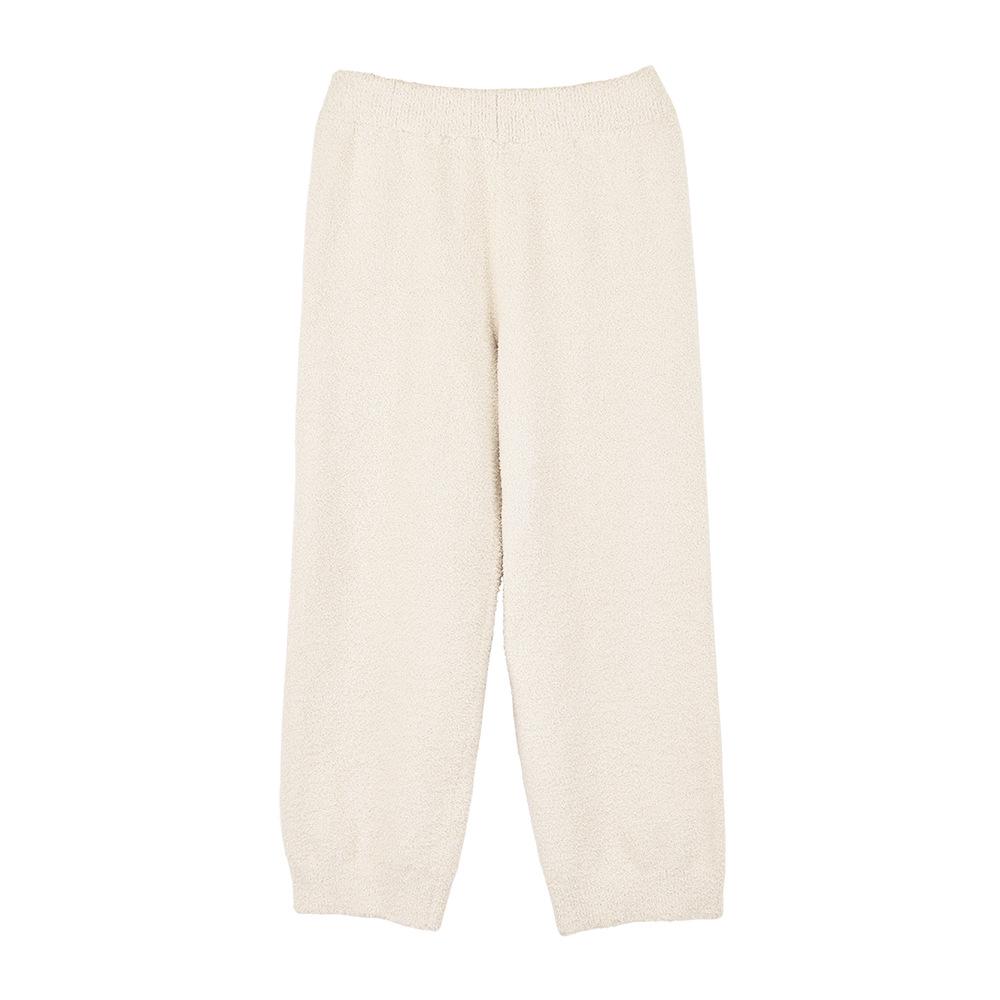 Damen Fleecegefütterter Kapuzen-Cardigan und Lange Hose Set