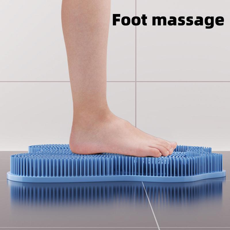 Rub Bath Artefakt Silikon Fauler Rücken Rub Badbürste Rückenmassage Bad Rub Fußpolster