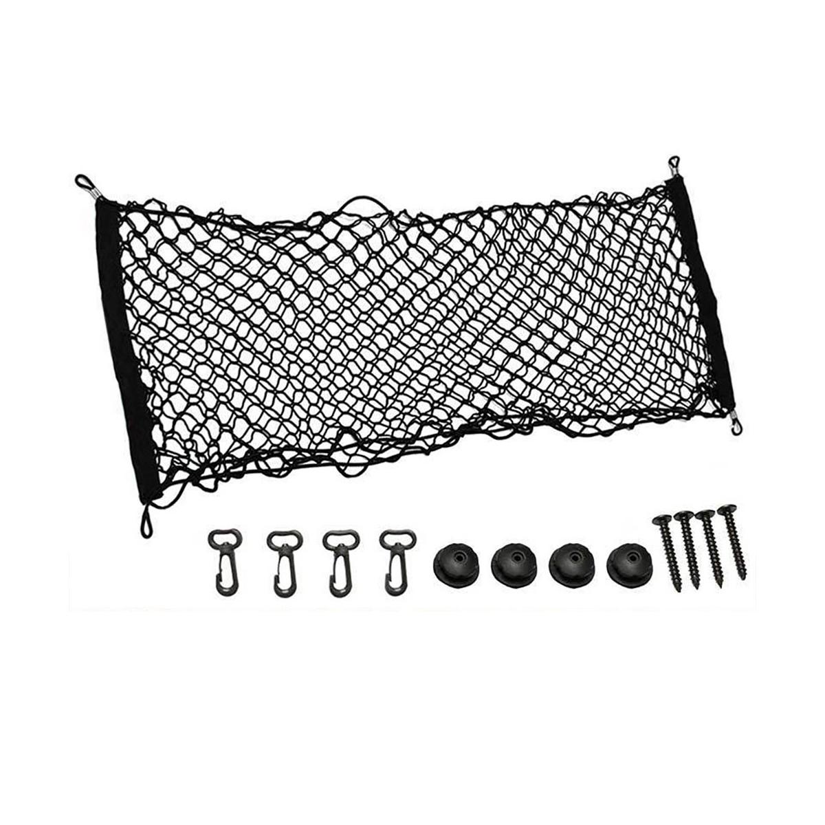 

Сетка для багажника автомобиля, эластичная сетка для багажа, организация и хранение груза, нейлоновая сетка, карман, регулируемая, большая емкость