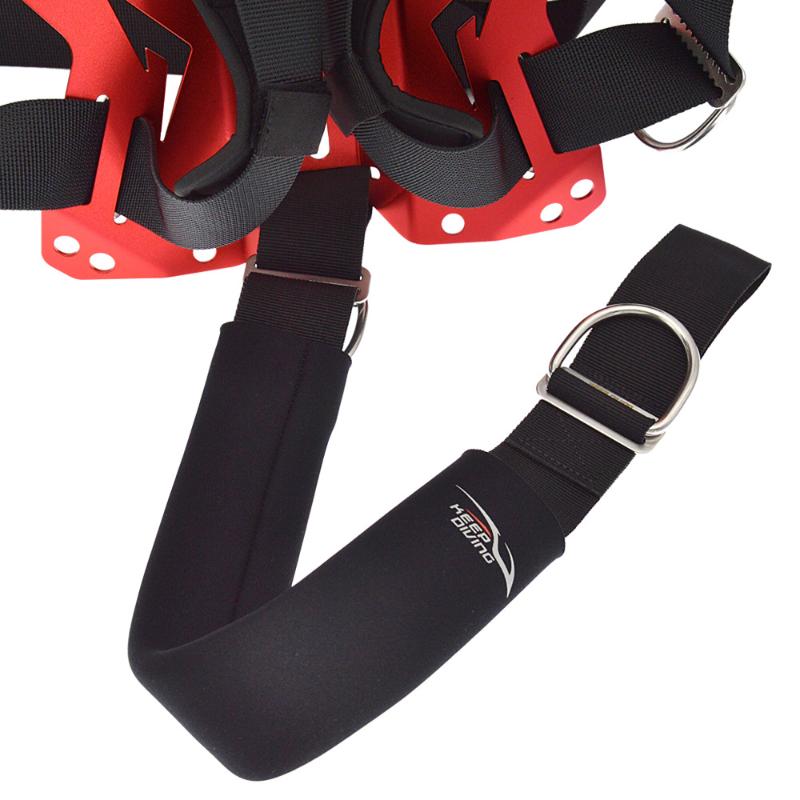Scubas Diving Crotch Strap Cover Webbing Soft Pad Sleeve For Bcd Drysuit Harness Crotch Strap Cover 5Mm Webbing Soft Pad Sleeve