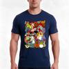 Cartoon Chickens Tshirt Summer Casual Cotton Tee Oversized Streetwear Tops Vintage Graphic Print Loose Fit Short Sleeve