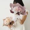 Verpackungsmaterial Zubehör 28X400cm Blumeneinwickelpapier Perlenwellengarn Spitze Netz Florist Bouquet Party Valentinstagsgeschenk