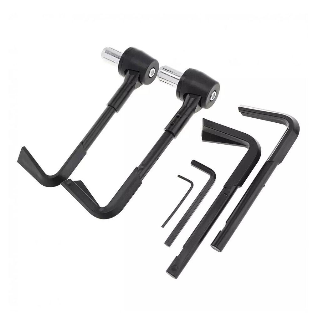 

1 пара универсальных протекторов руля из черного алюминиевого сплава, защита рычага тормоза и сцепления, аксессуары для модификации мотоцикла чёрный