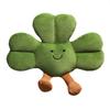 Three-Leaf Clover Plush Doll - Cute Green Cartoon Luck Blessing Desk Companion