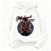 Felpa con cappuccio per bambini Michael Jackson Who's Bad Stampa ritratto album Pullover Bambini Ragazzi Ragazze Moda Felpa casual