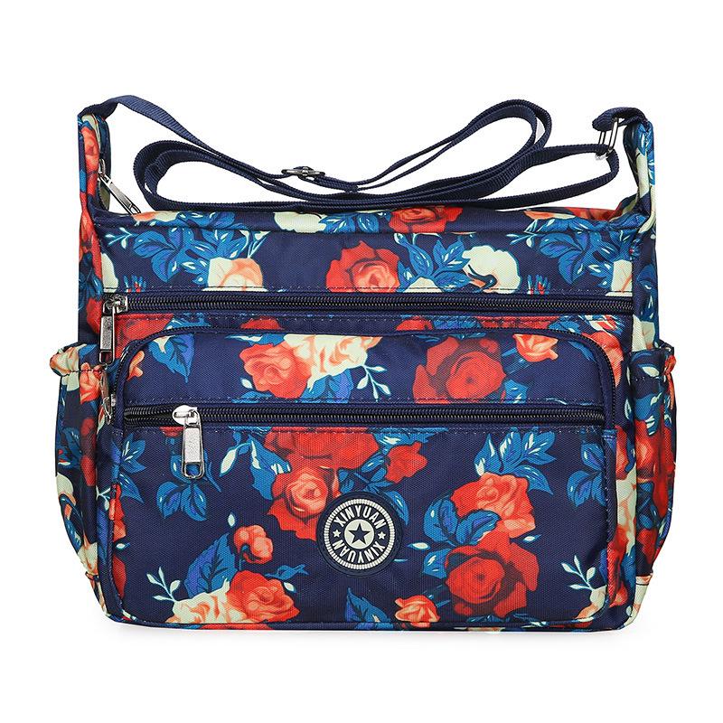 Large Capacity Women's Single-Shoulder Crossbody Bag - Stylish Oxford Nylon for Middle-Aged Moms