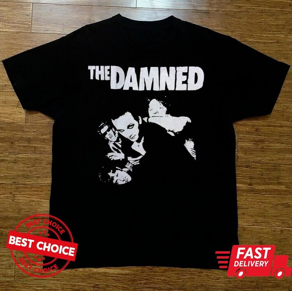 

New The Damned Men Black Shirt S-3XL D887 Unisex T-Shirt L