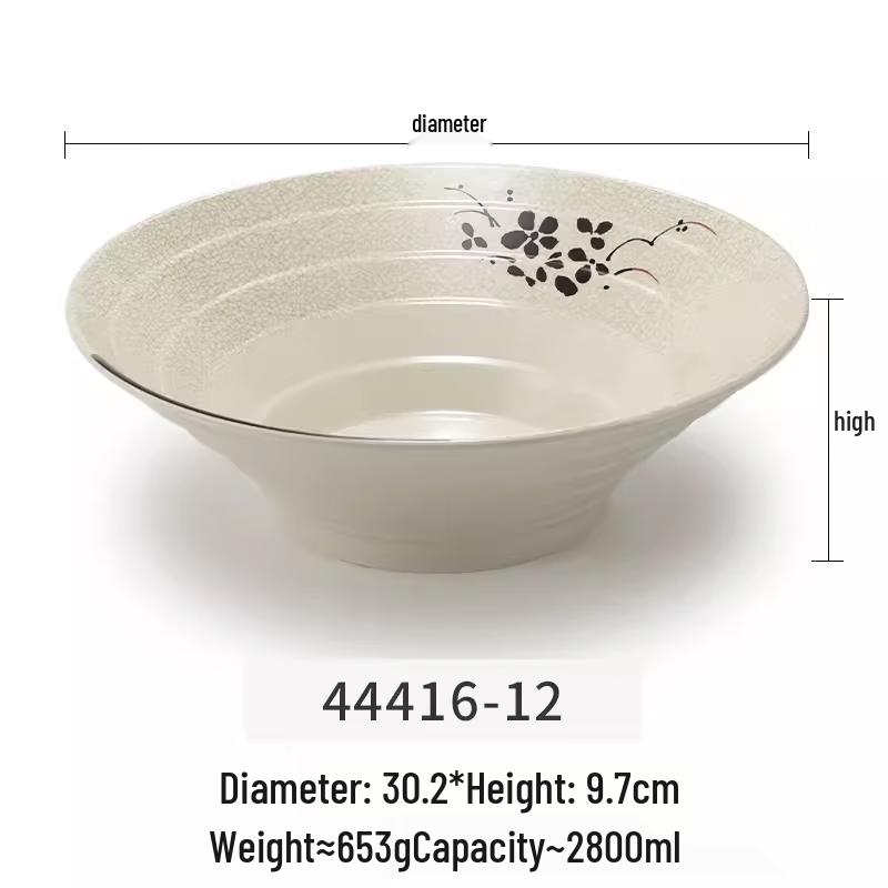 A5 Heat-Resistant Melamine Noodle Bowl