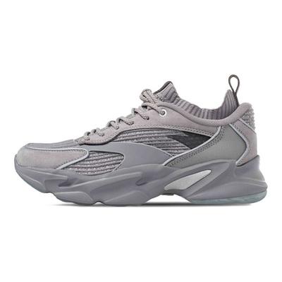 Kiks X  LA Runner Durable Breathable Low Top Running Shoes Men Sneakers Gray 112018883S-1