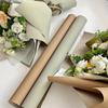1 Roll Solid Color Flower Gift Wrapping Paper 8 Yards Bouquet Decoration for Valentine Birthday Wedding