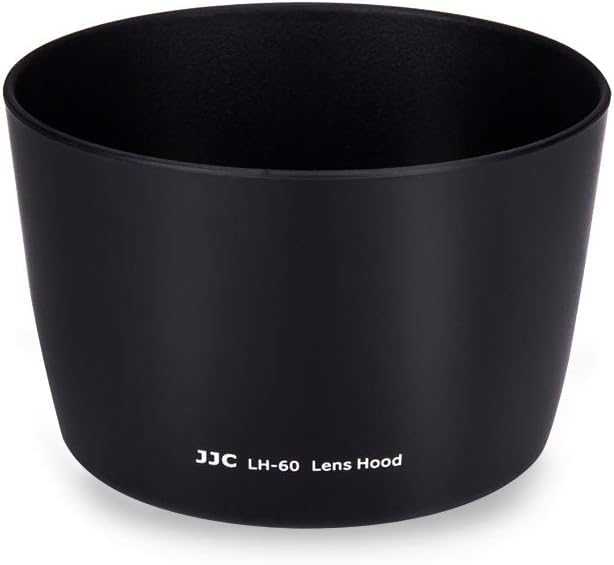JJC Lens Hood Compatible with Canon Fits Canon EF III IS II Compatible with Protective Filters and Lens Caps ET-60, 75-300mm F/4-5.6 USM/EF-S 55-250mm