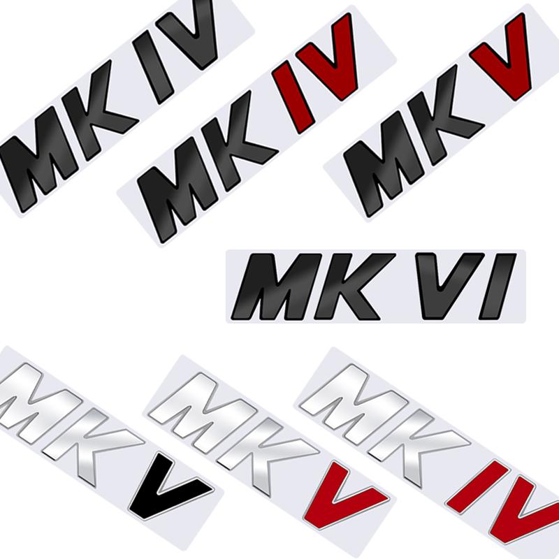 txbng3 Metal Emblem Car Styling MKIV MKVI MKV Front Grille Sticker Badge for GOLF 4 5 6 7 MK4 MK5 MK6 MK7 VW Jetta Polo