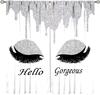 Gorgeous Curtains,Modern Fashion Unicorn Eyelash(No Glitter No Sequin) Curtains for Girls Bedroom Living Room Window Drapes