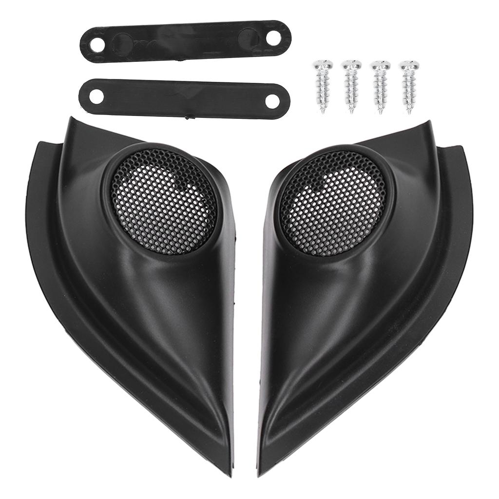 2pcs Door Pillar Tweeter Cover Trim Car Adaptations Replacement for HRV Vezel XRV CRV 20132018