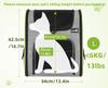 Pecute Pet Carrier Backpack for and Perfect for Hospital and Disaster Gray Cats, Dogs, Cats, Breathable, Expandable, 2-Way Bag, Foldable, Outings,
