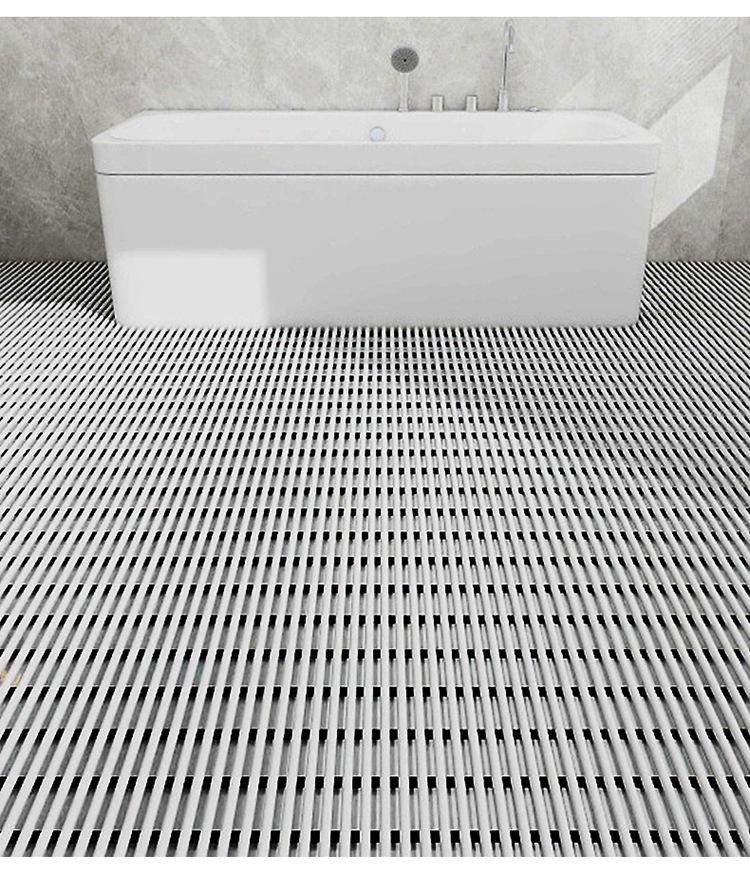 Hochwertige schnelltrocknende rutschfeste Badezimmermatte: Wasserdichte, sturzsichere Duschbodenmatte für Toiletten- und Duschräume