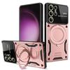 Magnetic Ring Armor Shockproof Case For Samsung Galaxy S25 Ultra Plus S 25 A16 A26 A36 A56 A06 Magsafe Wireless Charge Cover