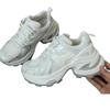 Foreign Trade Sports Shoes Women's 2025 Summer New Round Head Platform White Shoes Comfortable and Breathable Casual Shoes Dad Shoes